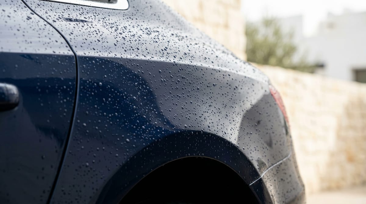 Textured non-skid deck brushed clean on a sailing yacht at Agadir Marina